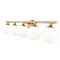 Z-Lite Neoma Vanity, 5-Light, 38.25 In.W x 6.75 In.L x 7.25 In.H, Modern Gold/Opal Etched 1100-5V-MGLD - alternate 2
